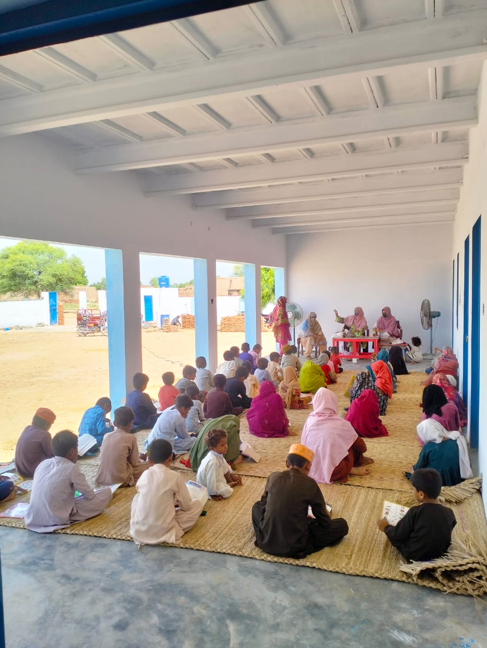 School classroom scene