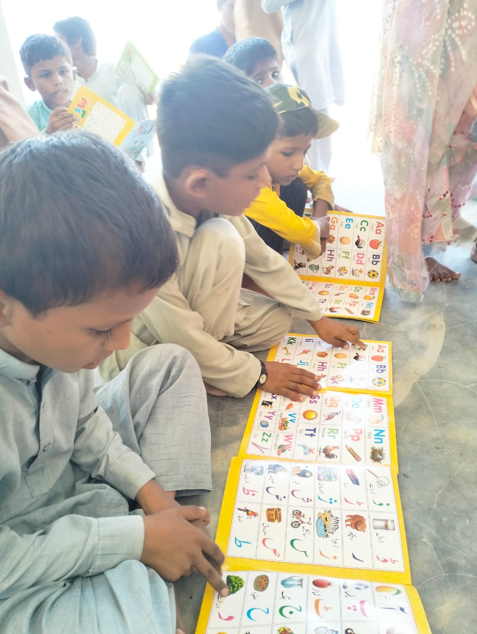 School family and community gathering