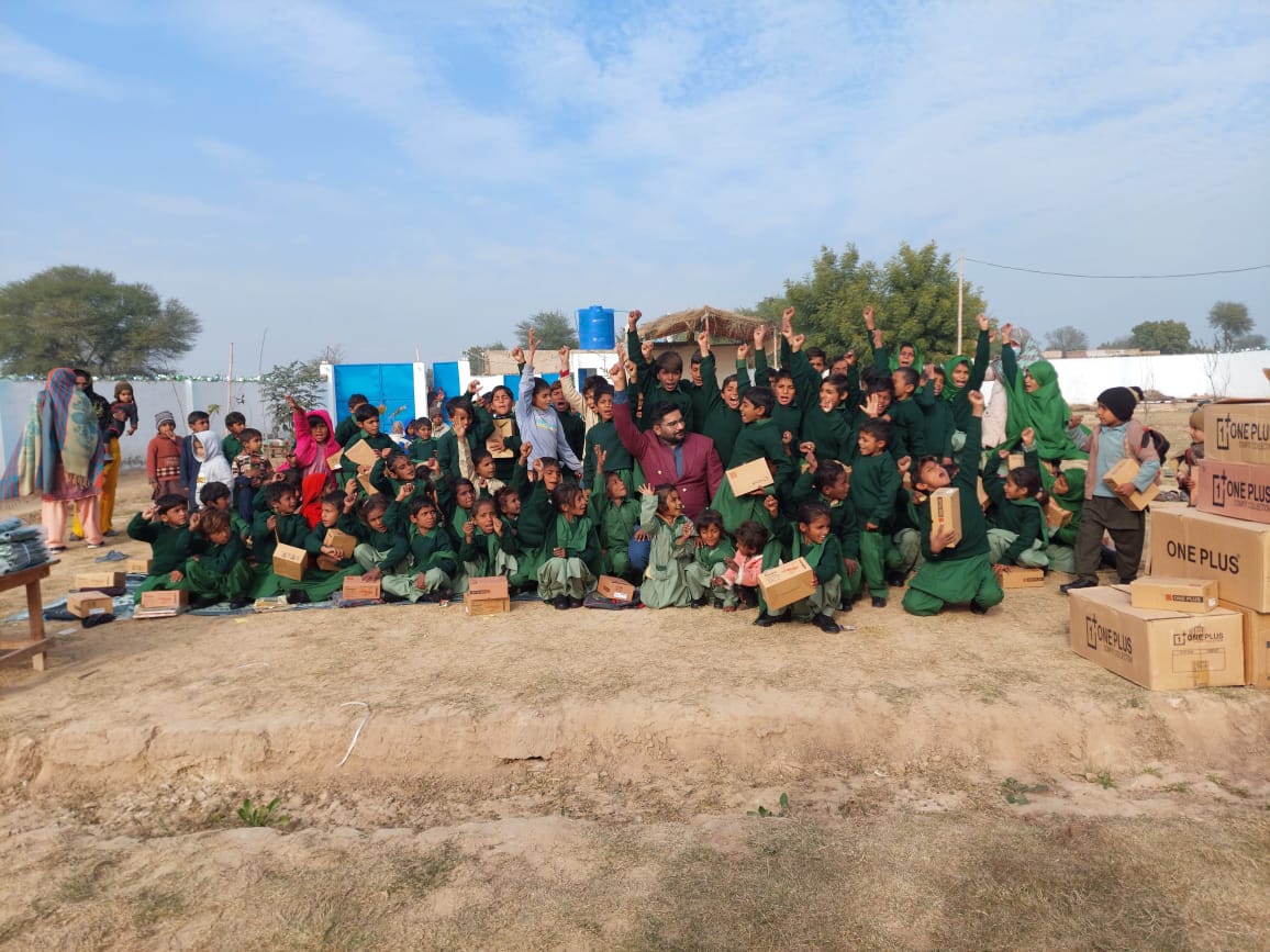 Children reading and studying with books